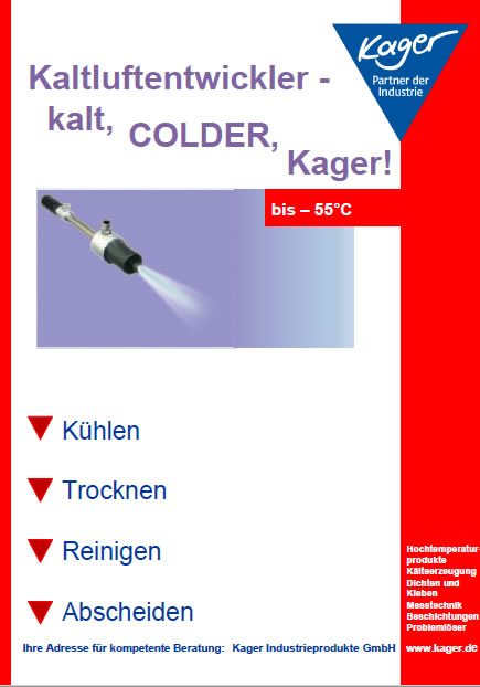 Kaltluftentwickler Colder Katalog