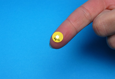 Temperaturmessstreifen Beispiel